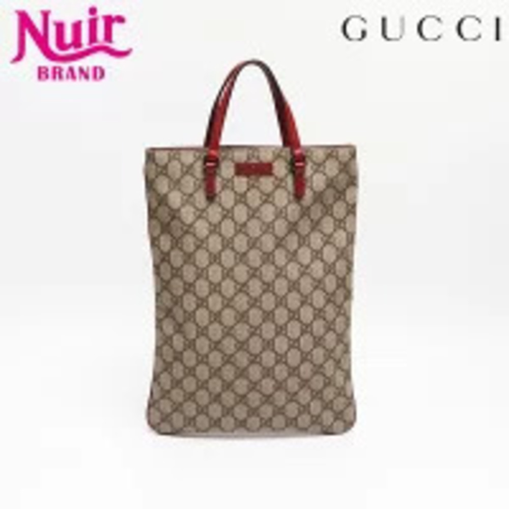 Gucci Handbag Supreme Beige GG Brown - Picture 2 of 13